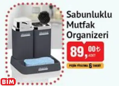 OKYANUS HOME SABUNLUKLU MUTFAK ORGANİZERİ